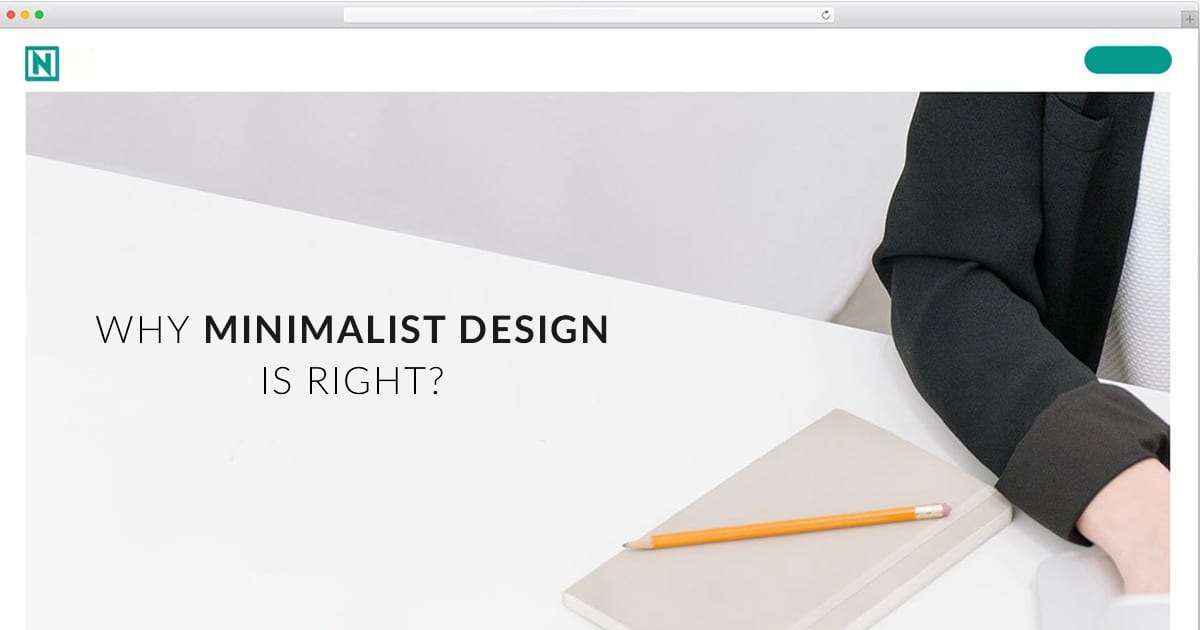 Why minimalist design is right?